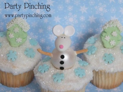snowman truffle, cute food, sweet snowman, snowman cupcake topper