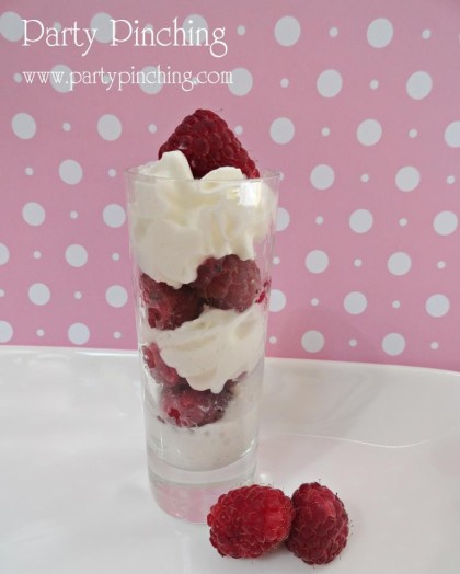 raspberries and cream dessert, easy raspberry dessert
