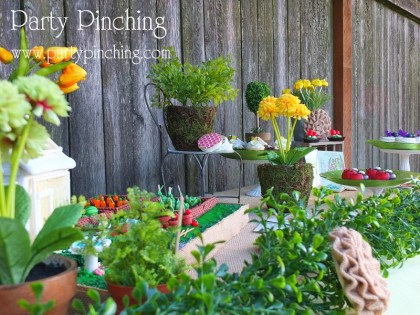 greenhouse cake, garden cake, garden party ideas, garden party desserts