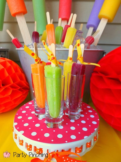 Popsicle party, popsicle pop up party, popsicle cupcakes, popsicle table, popsicle ideas