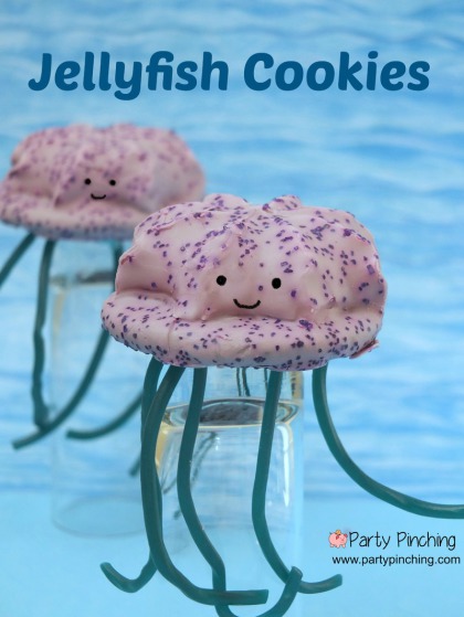 Little Debbie Summer Snacks, Seashell Brownies, Coral Reef Cakes, Jellyfish Cookies, Starfish cookies.