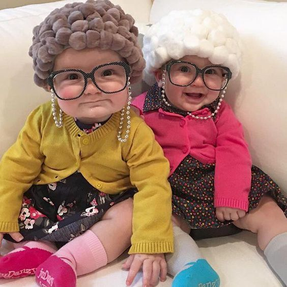 Baby old lady costume, Best Halloween costumes for kids, DIY kids costumes, easy kids costumes to make, adorable and cute Halloween costumes for toddlers and infants, Halloween party ideas, funny costume